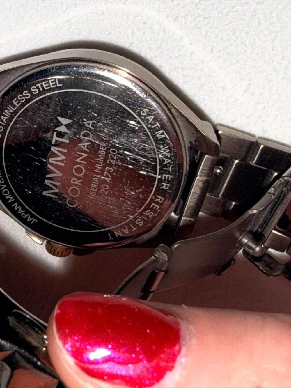 MVMT Coronada 36mm Pewter Watch Rose Gold Accents | Bloomingdales | Good con.